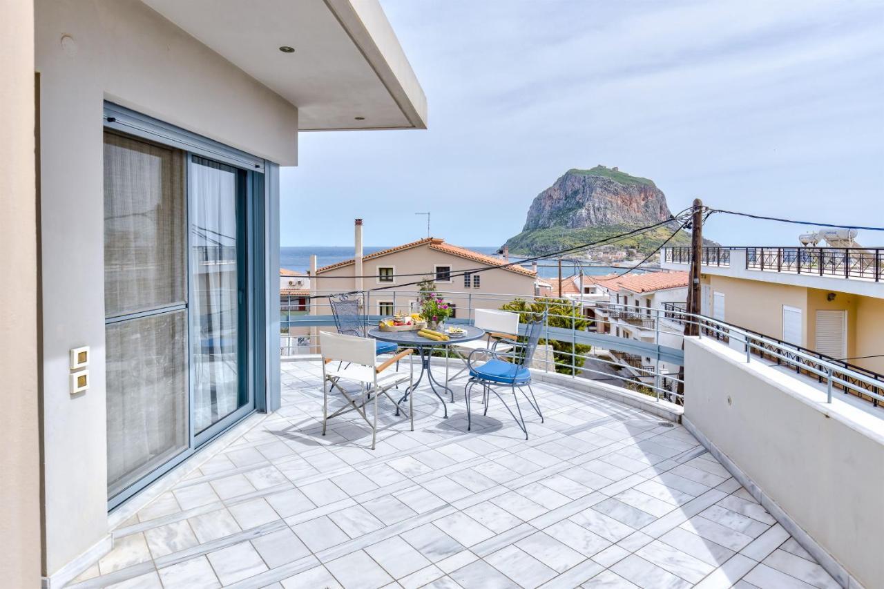 Monemvasia Modern Flat With Panoramic Sea View Экстерьер фото